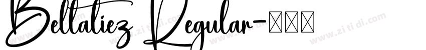 Bellatiez Regular字体转换